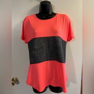 Crazy Train Bright Coral Women’s Top